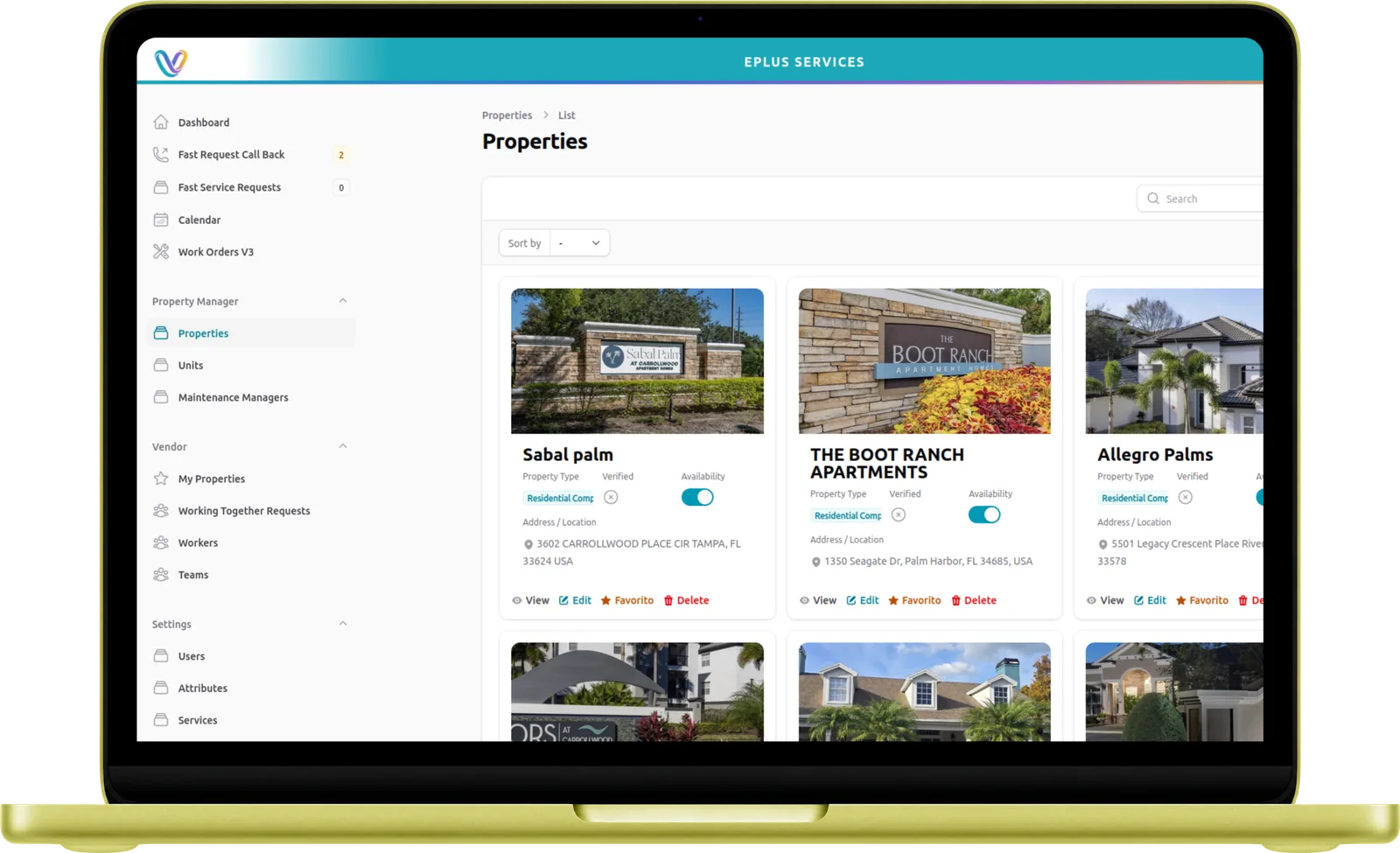Vencox dashboard